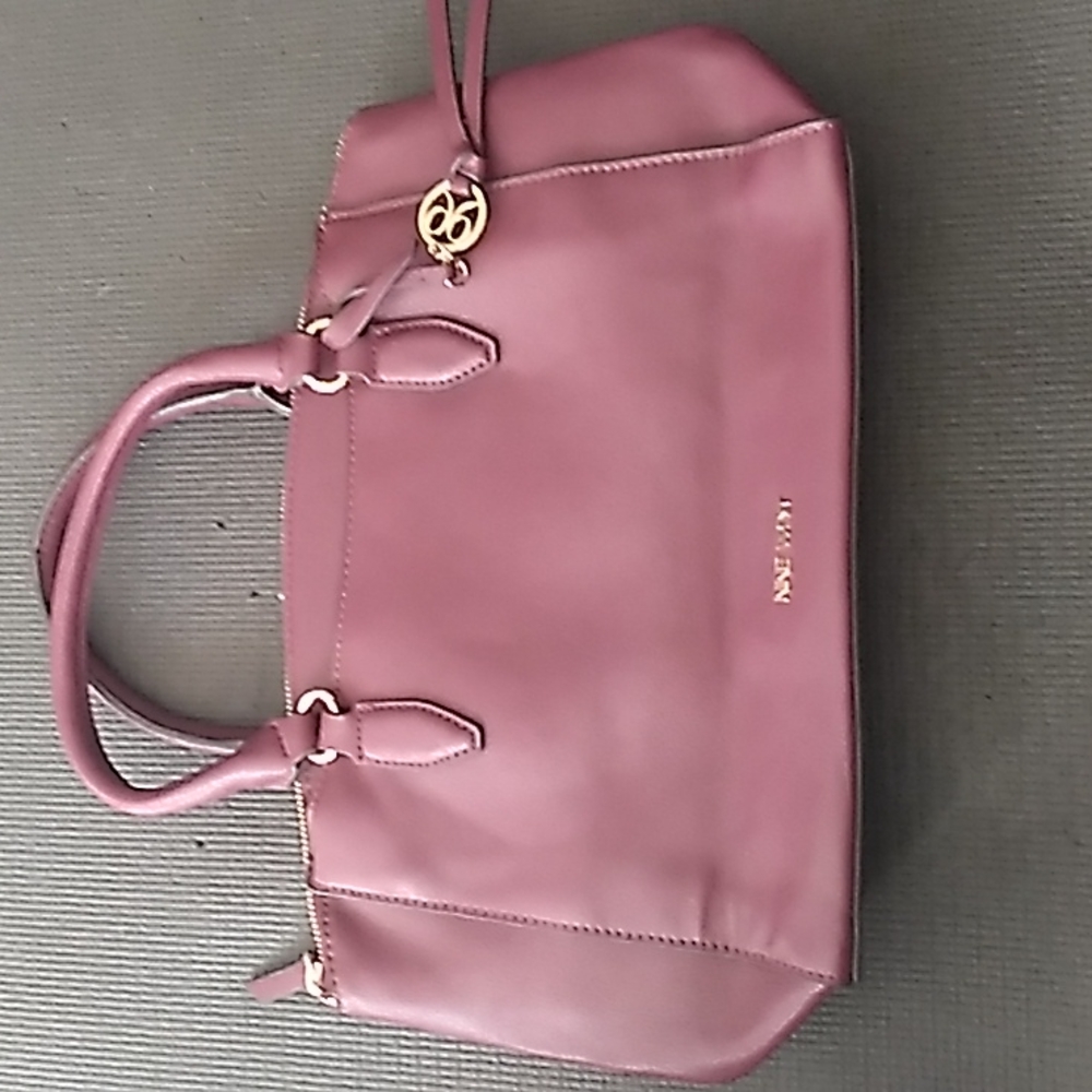 Maroon and Gold Nine West Handbag